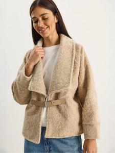 Bianco Lucci Межсезонное пальто в бежевом цвете