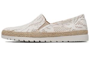 Кроссовки для скейтбординга Flexpadrille женские с низким верхом светло-желтые/белые Skechers