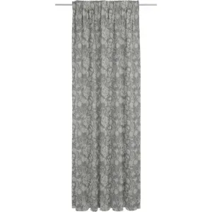 Штора Flower Cuvée Light многофункциональная лента, 1 шт., из 100% органического хлопка Adam, темно-серый