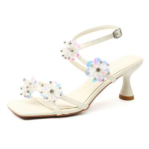 Женские сандалии на одной застежке Beijiani, Ecru