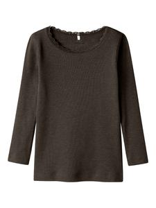 Рубашка NAME IT NMFKAB, темно-коричневый