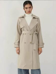Bigdart Межсезонное пальто в бежевом цвете