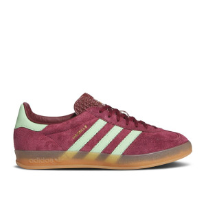 Кроссовки adidas Gazelle Indoor, цвет Shadow Red Semi Green Spark