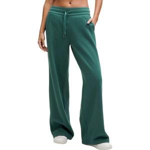 Женские спортивные штаны Scuba Series вязаные pomegranate Lululemon, зеленый