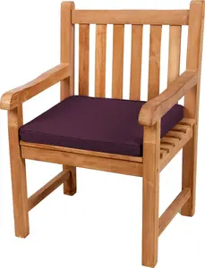 Подушка для сиденья для скамеек, садовых качелей и сидений, гладкая. FK5 (40x40x5, Фиолетовый)