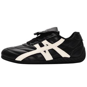 Низкие кроссовки для детей и подростков с амортизацией, износостойкие и противоударные Peter pan, черный