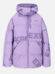 Lemon explore Стеганая куртка фиолетового цвета