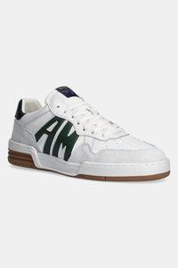 Кожаные кроссовки SC300UXPL212 Aeronautica Militare, белый