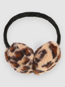 Шапка A.LAB Cheetah Print Earmuffs Beanie, brown
