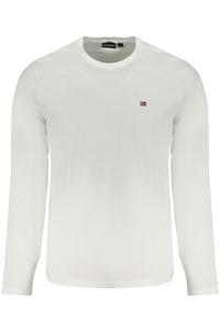 Кофта мужская Napapijri хлопковая с длинным рукавом, белый