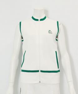 Жилет из жаккардовой вязки на молнии