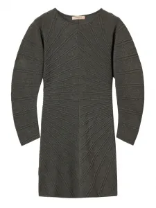 Платье, связанное узором TWINSET, серый