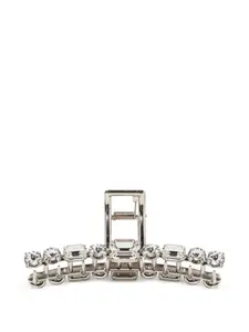 Заколка для волос Justine с кристаллами Jennifer Behr, серебристый