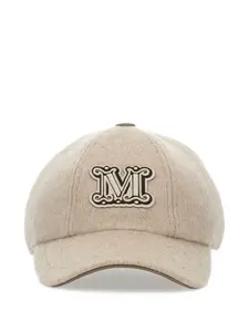 Бейсболка с нашивкой-логотипом Max Mara, коричневый