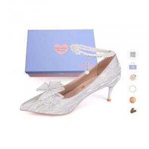 Туфли-лодочки на шпильке Xingdiman, шампань [Подарочный набор] + Подарок