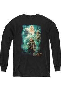 Футболка с длинным рукавом Hobbit Elronds Crew Youth Gildan, черный
