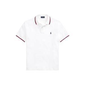 Поло с контрастными деталями Polo Ralph Lauren, белый