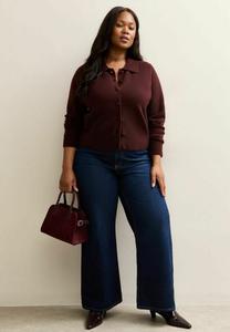 Кардиган New Look Curves CURVES, Burgundy/Red