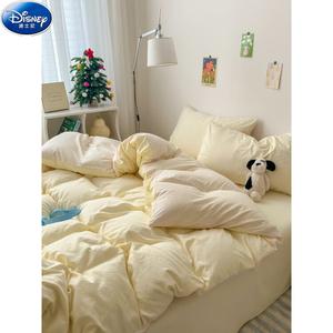 Disney Комплект постельного белья 4 предмета, простыня на резинке 180 см, пододеяльник 180x220 см