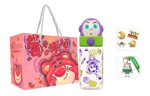 Пластиковые стаканы для воды Disney, Buzz Lightyear Water Cup + Doll Pendant + 3D Sticker *4 + Berry Has Trouble Gift Bag