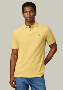 Поло-Рубашка в традиционном стиле с контрастной отделкой Hackett London, Golden Yellow
