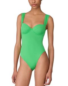 Слитный купальник Sweetheart kate spade new york, зеленый