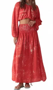 Длинная юбка Lily в Чили Electric & Rose