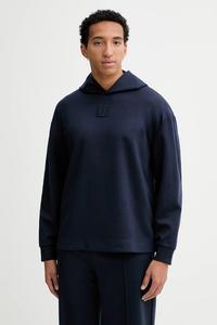 Толстовка из смесовой шерсти Calvin Klein, темно-синий