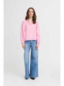 ICHI Блузка с длинными рукавами IXWILMA, стандартный крой, цвет «Камео-розовый»