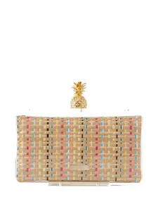 Клатч Mustique Aquazzura, бежевый