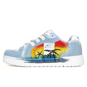 Champion Street Skater 1 устойчивые к истиранию низкие кроссовки для скейтборда unisex light blue