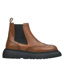 Коричневые кожаные ботинки челси Estro, коричневый