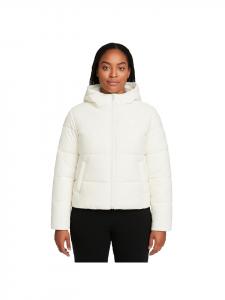 Классическая стеганая куртка-пуховик бежевого цвета Nike