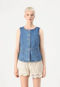 Жилет с пуговицами onlgiulina Only, Medium Blue Denim