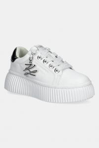 Кожаные кроссовки KREEPER LO Karl Lagerfeld, белый