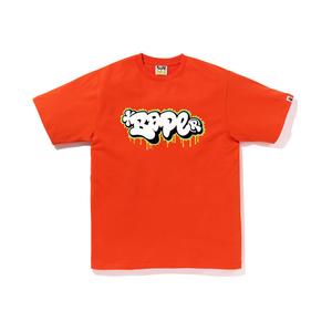 Футболка Bape Graffiti Logo A BATHING APE, белая WHX