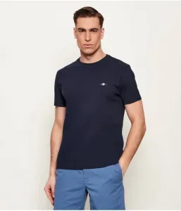 Футболка slim fit Gant, темно-синий