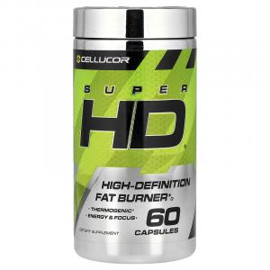 C4 / Cellucor, Super HD, высокоэффективная жиросжигающая добавка, 60 капсул