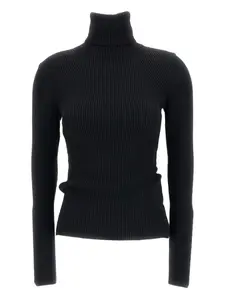 Свитер с воротником-стойкой Junya Watanabe, черный
