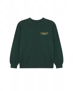 Детская фантазийная толстовка, круглый вырез El Pulpo, темно-зеленый