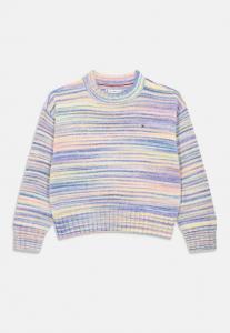 Джемпер Tommy Hilfiger ESSENTIAL MÉLANGE RELAXED JUMPER WITH WOOL, Blue Melange/Multi-Coloured