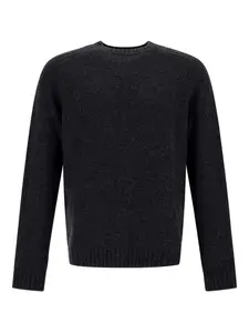 Шерстяной свитер с рукавами реглан Herno, синий