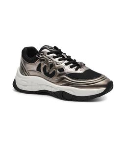 Кроссовки гламурные 04 Pinko, металлический