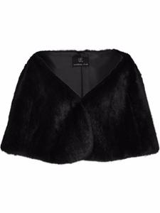 Unreal Fur накидка Yasmine из искусственного меха, черный