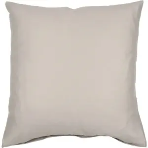 Наволочка Colors Mako Satin с молнией, однотонная, тонкая нить, 100% хлопок Janine, серый