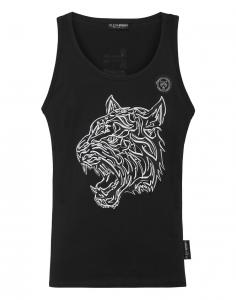 Майка Plein Sport Shirt Tiger, черный