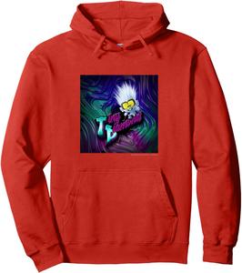 Толстовка с надписью Тролли: Путешествие по звукам Trolls, красный