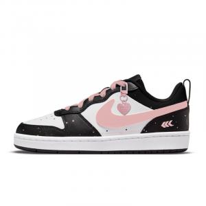 Кроссовки для скейтбординга Court Borough Sweet Confession Low Top женские Black Pink Nike, черный/розовый