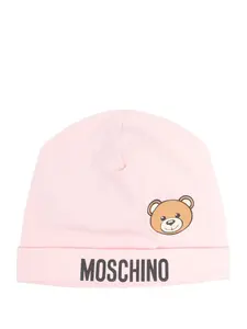 Шапка бини Teddy Bear Moschino Kids, розовый