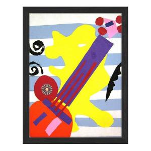 Картина Any Image Guitar, 32x42x2,6 см, разноцветный